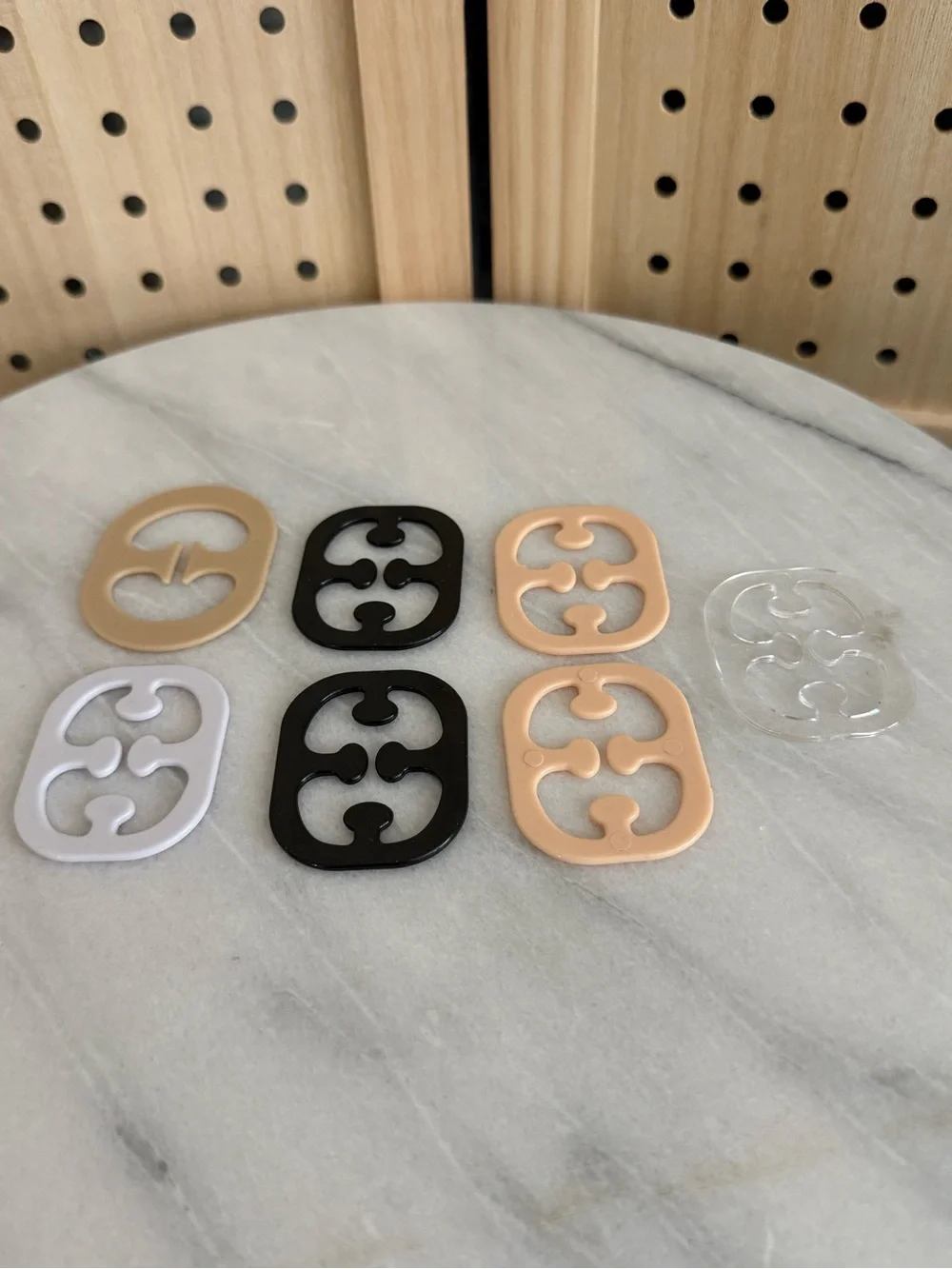 Multi-Pack Bra Strap Connectors - Neutral and Black